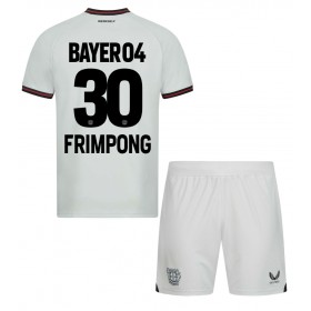 Bayer Leverkusen Jeremie Frimpong #30 Auswärtstrikot 2023-24 Kurzarm (+ kurze hosen)